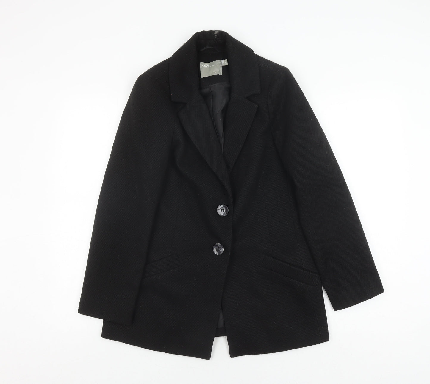 Womens UK Size 6 ASOS Black Basic Jacket