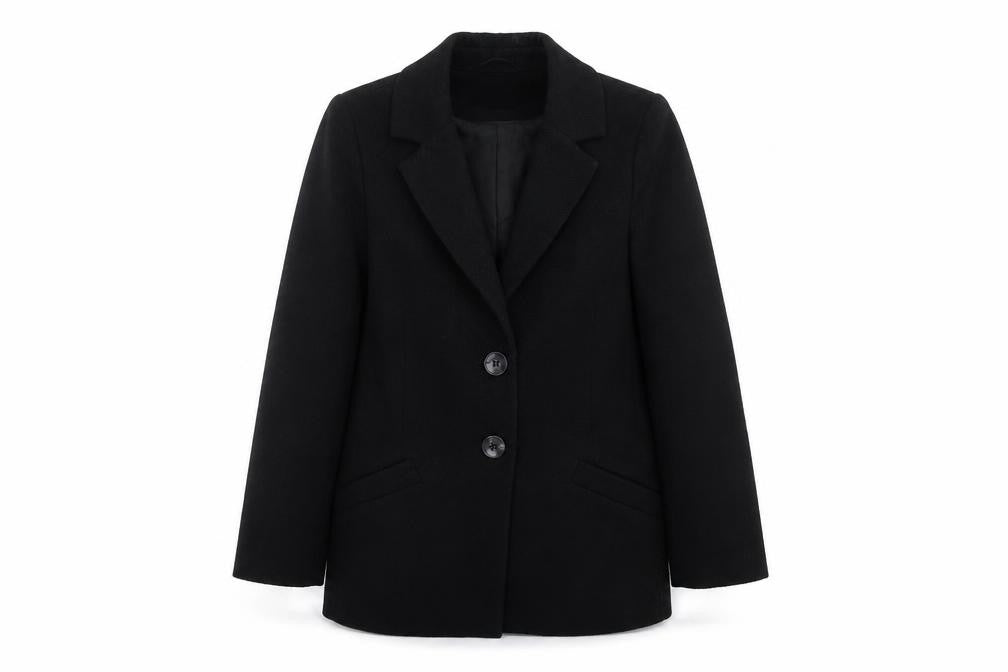 Womens UK Size 6 ASOS Black Basic Jacket
