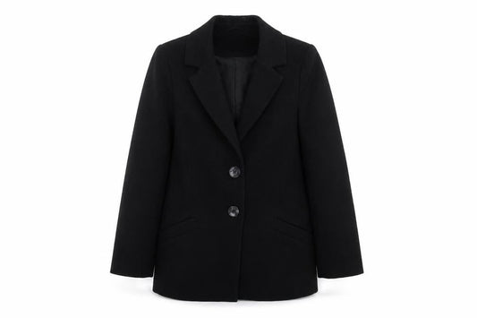 Womens UK Size 6 ASOS Black Basic Jacket