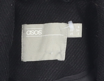 Womens UK Size 6 ASOS Black Basic Jacket