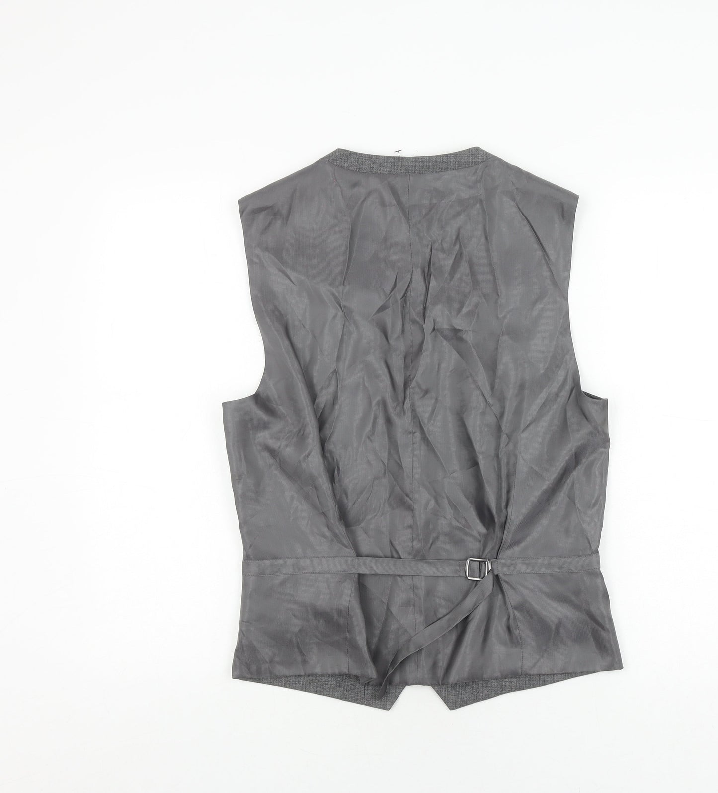 Mens UK Size 38 NEXT Regular Grey Suit Waistcoat