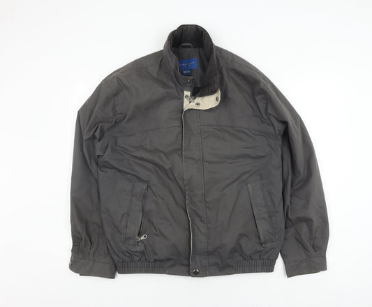 Mens UK Size M TownCraft Grey Bomber Jacket