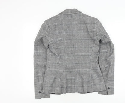 Womens UK Size 6 Zara Regular Grey Blazer