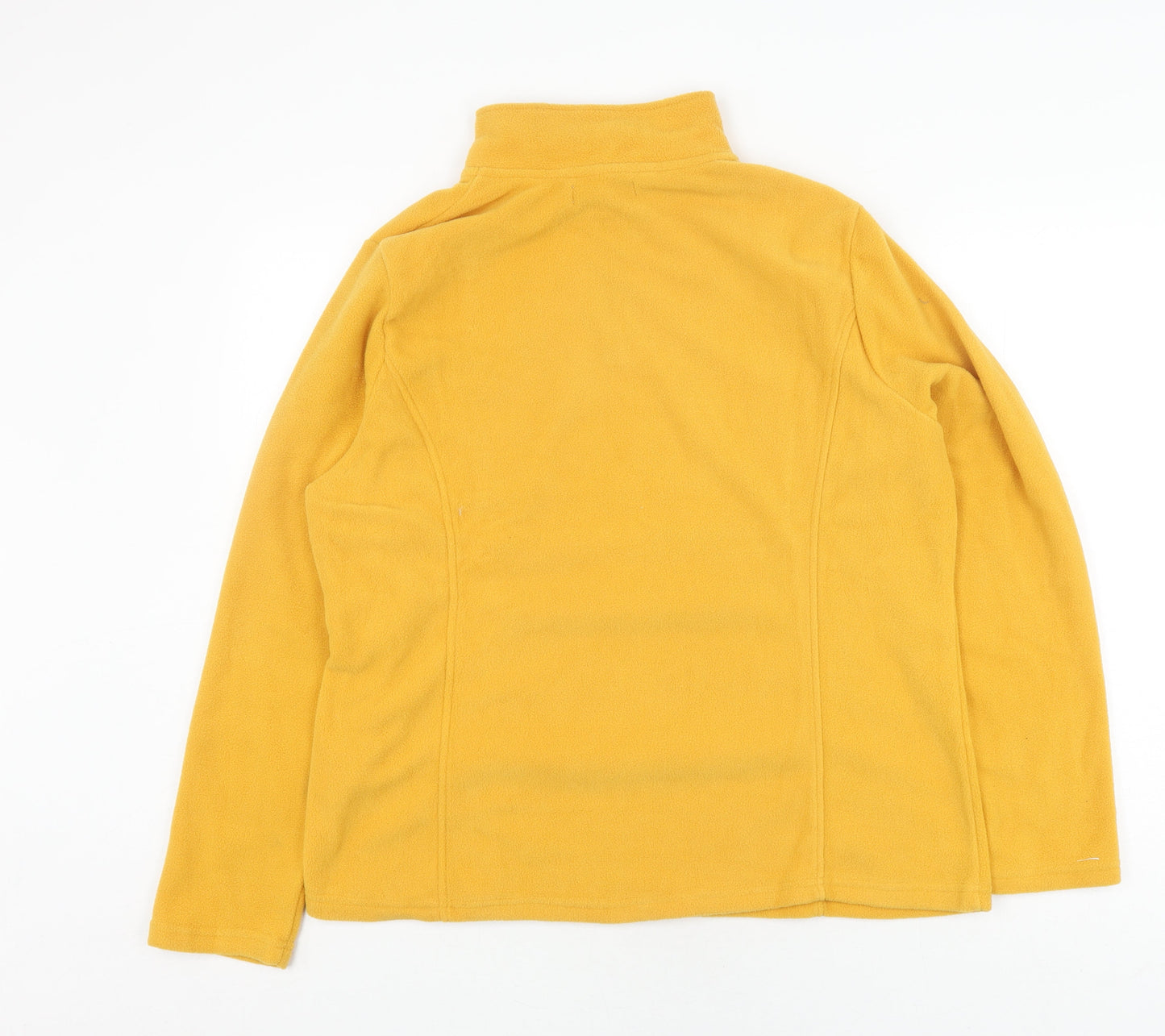 Atlas For Women Yellow Pullover Hoodie, Sz 16-18, Embroidered