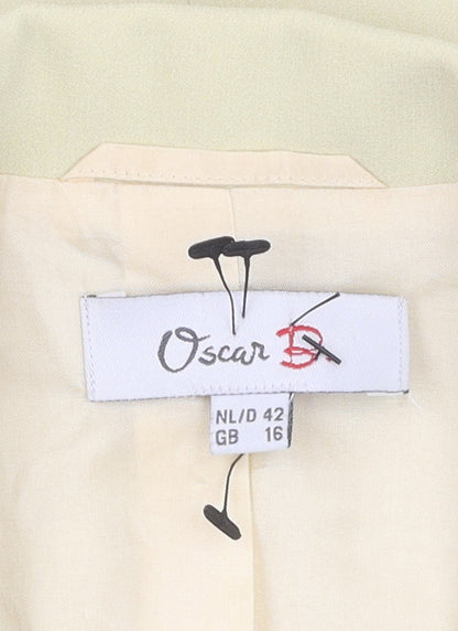 Oscar B Women's Ivory Blazer, Size 16