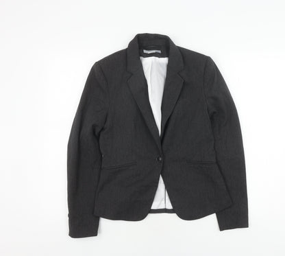 H&M Women's Black Regular Blazer Suit Jacket 8