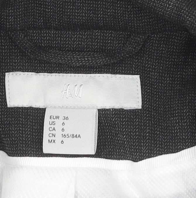 H&M Women's Black Regular Blazer Suit Jacket 8