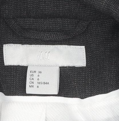 H&M Women's Black Regular Blazer Suit Jacket 8
