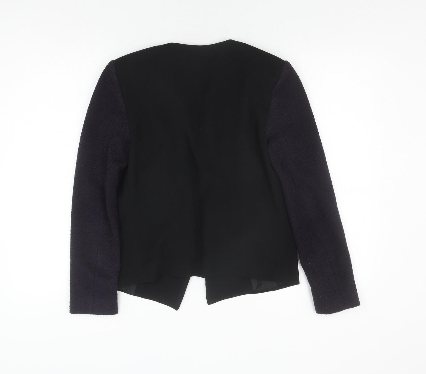 Topshop Women's Black Blazer, Size 10, Notch Lapel