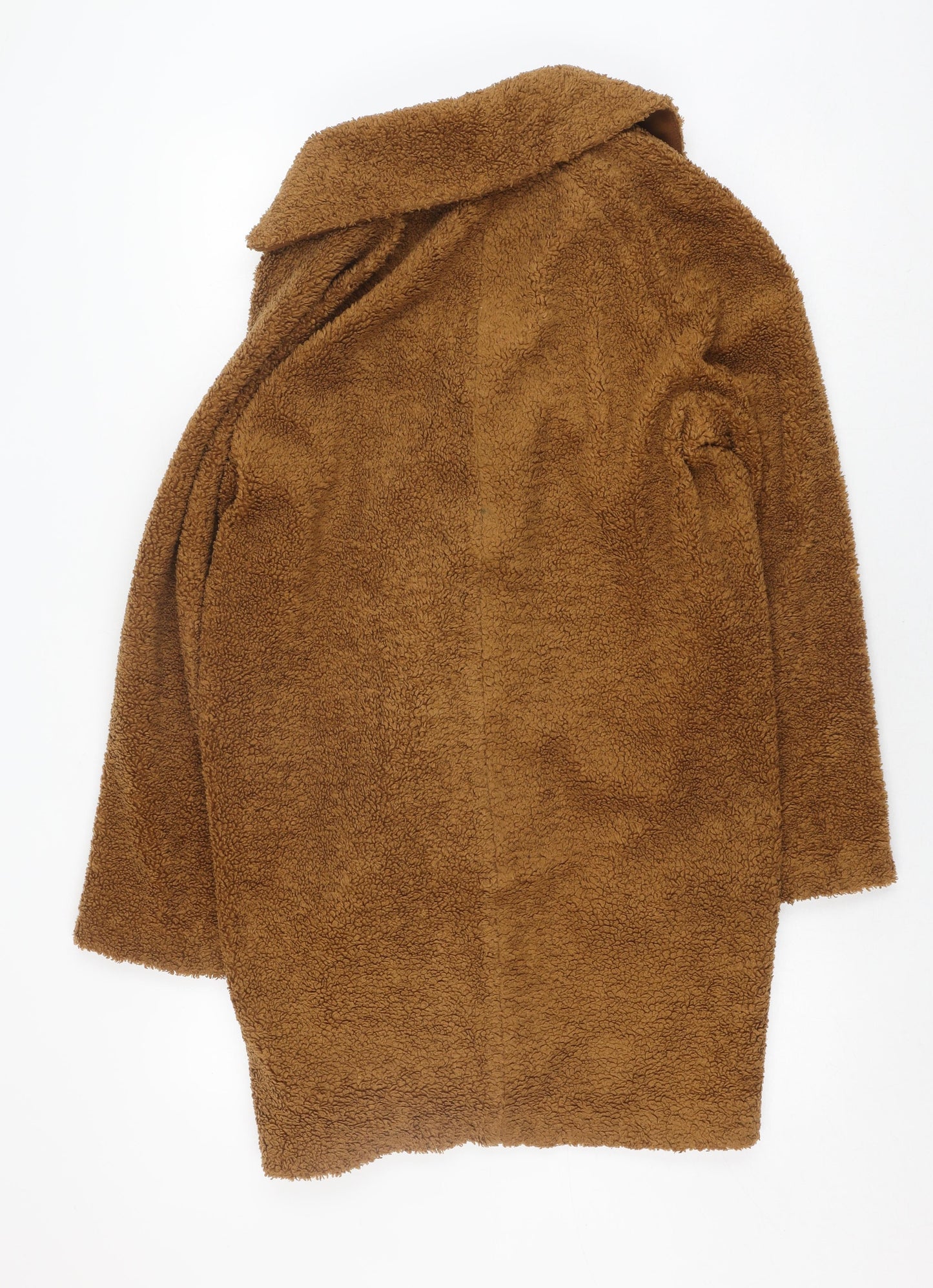 Womens UK Size 8 Warehouse Brown Overcoat