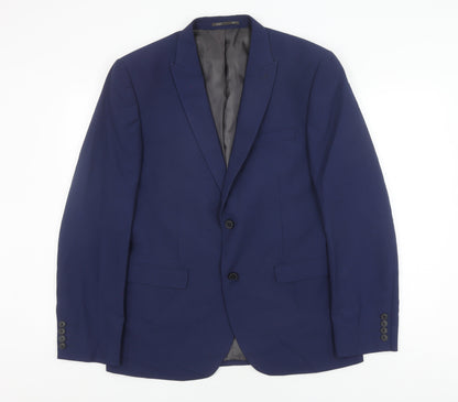 Mens UK Size 42 NEXT Regular Blue Suit Jacket