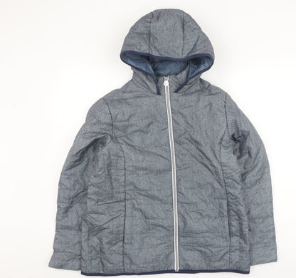 Mens UK Size M Nathalie Andersen Blue Puffer Jacket