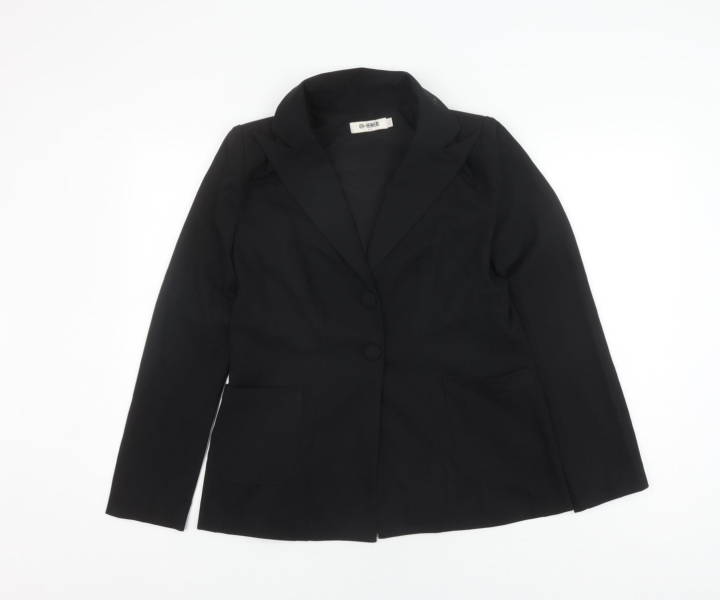 4th + Reckless Women's Black Blazer Jacket, Size S, Modern Style