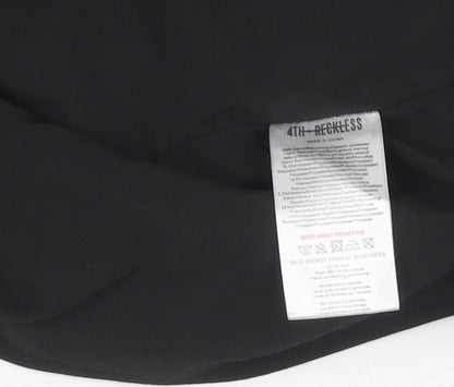 4th + Reckless Women's Black Blazer Jacket, Size S, Modern Style