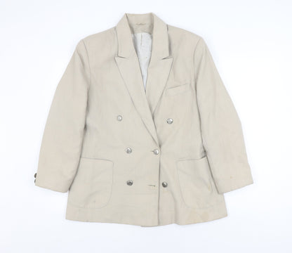 Womens UK Size 14 Canda Regular Beige Suit Jacket