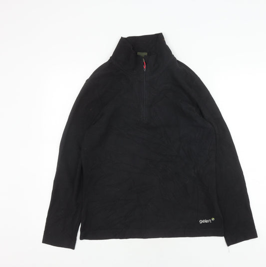 Gelert Women's Black Zip Sweatshirt Size 14