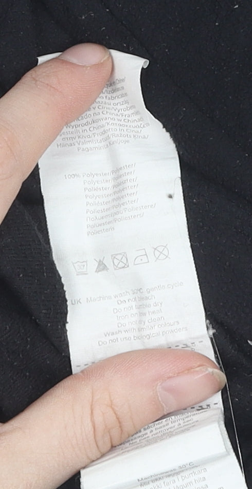 Gelert Women's Black Zip Sweatshirt Size 14