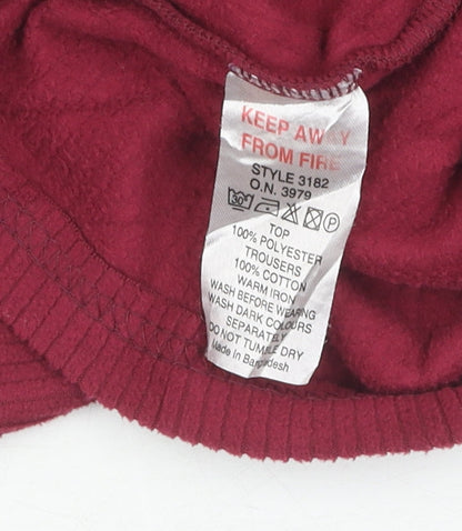 Close-up detail of Champion unisex red pullover sweatshirt m v-neck casual