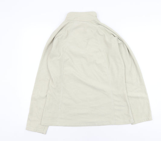 Gelert Women's Beige Fleece 1/2 Zip Sweatshirt Size M
