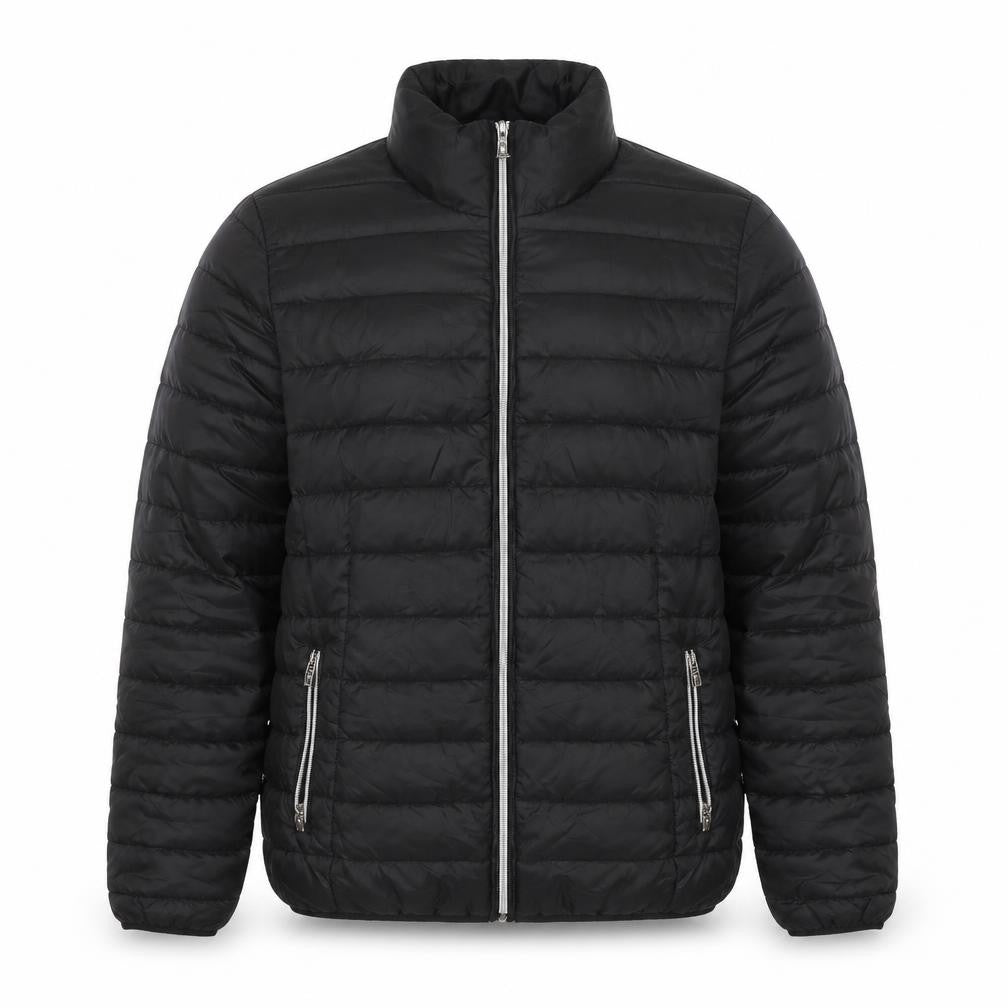 Unisex Adults UK Size UK 16 Astrolabio Black Quilted Coat