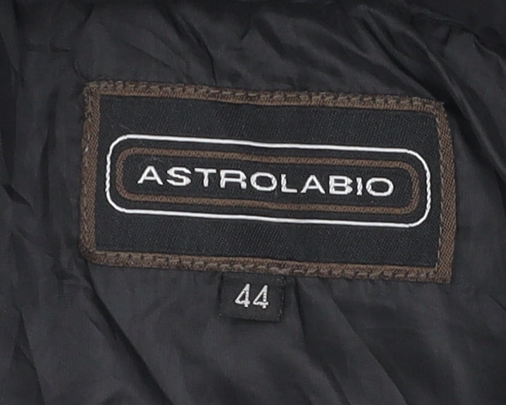 Astrolabio Unisex Black Quilted Jacket UK 16
