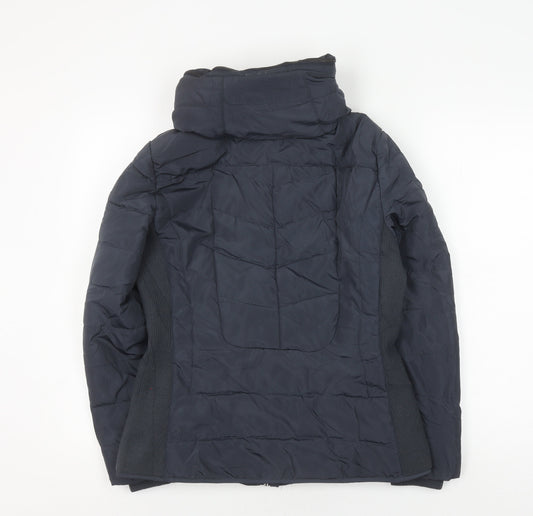 Laura Ashley Women's Black Puffer Jacket UK 10