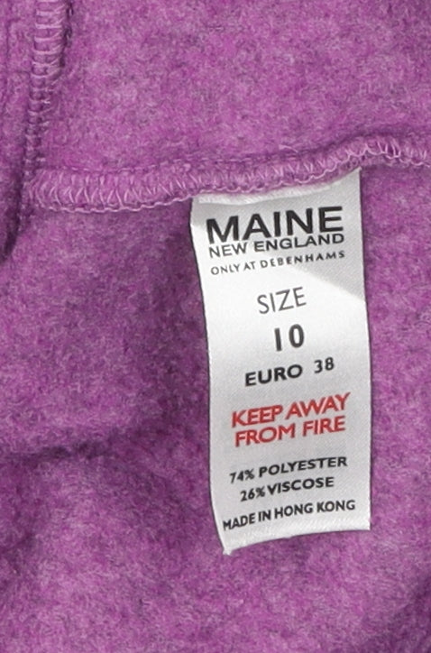 Womens UK Size 10 Debenhams Purple Basic Jacket