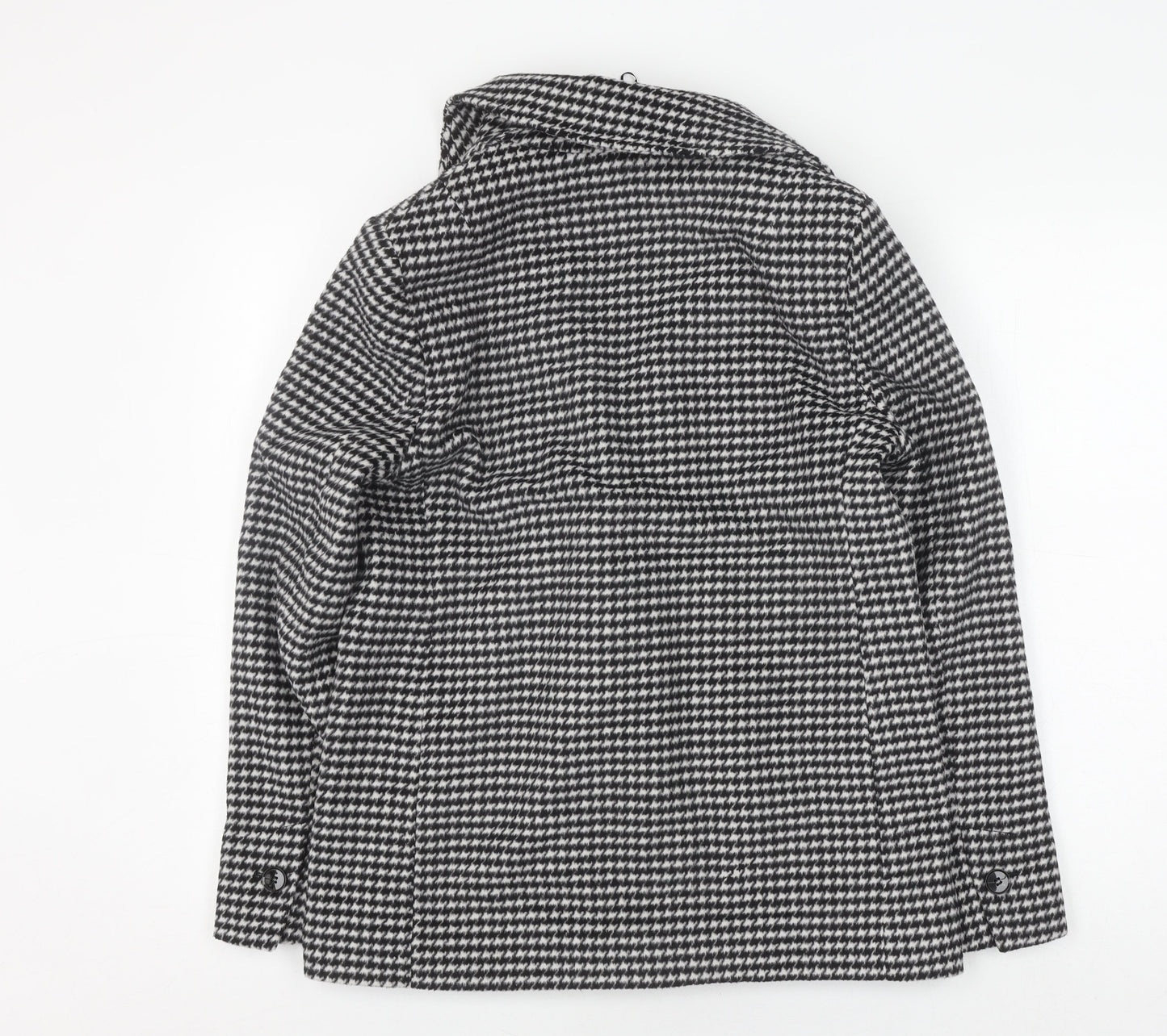 Womens UK Size S Marks and Spencer Black Pea Coat