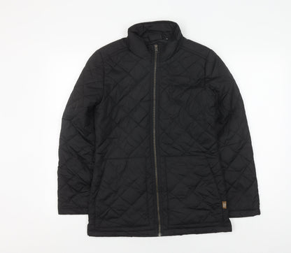 Womens UK Size M incorporatewear Black Quilted Coat