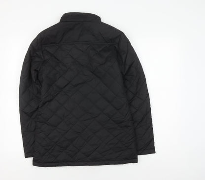 Womens UK Size M incorporatewear Black Quilted Coat