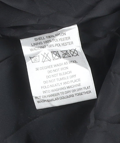 Womens UK Size M incorporatewear Black Quilted Coat