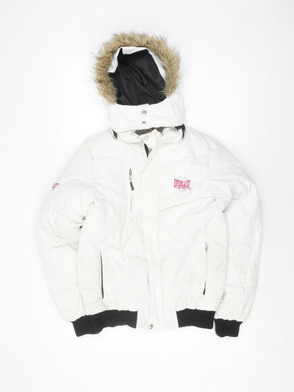 Womens UK Size 10 Everlast White Puffer Jacket