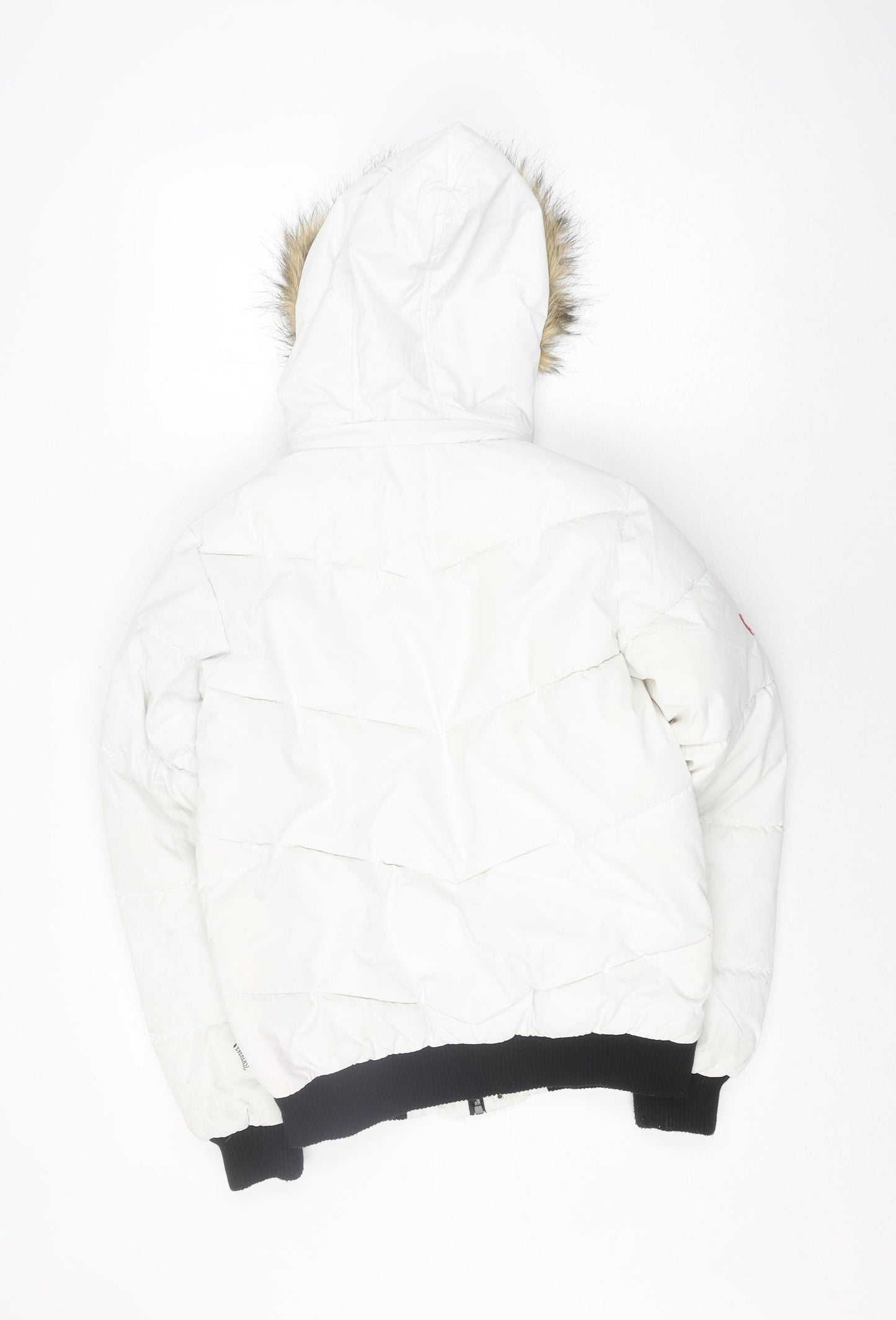 Womens UK Size 10 Everlast White Puffer Jacket