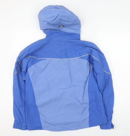 K-Way Unisex Blue Windbreaker Jacket M Outdoor Casual
