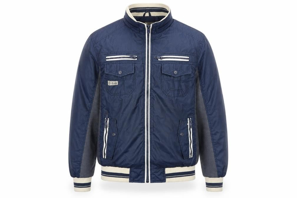 Mens UK Size XL D-Rock Blue Bomber Jacket