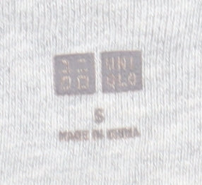 Uniqlo Grey Unisex Hoodie Pullover Size S Casual