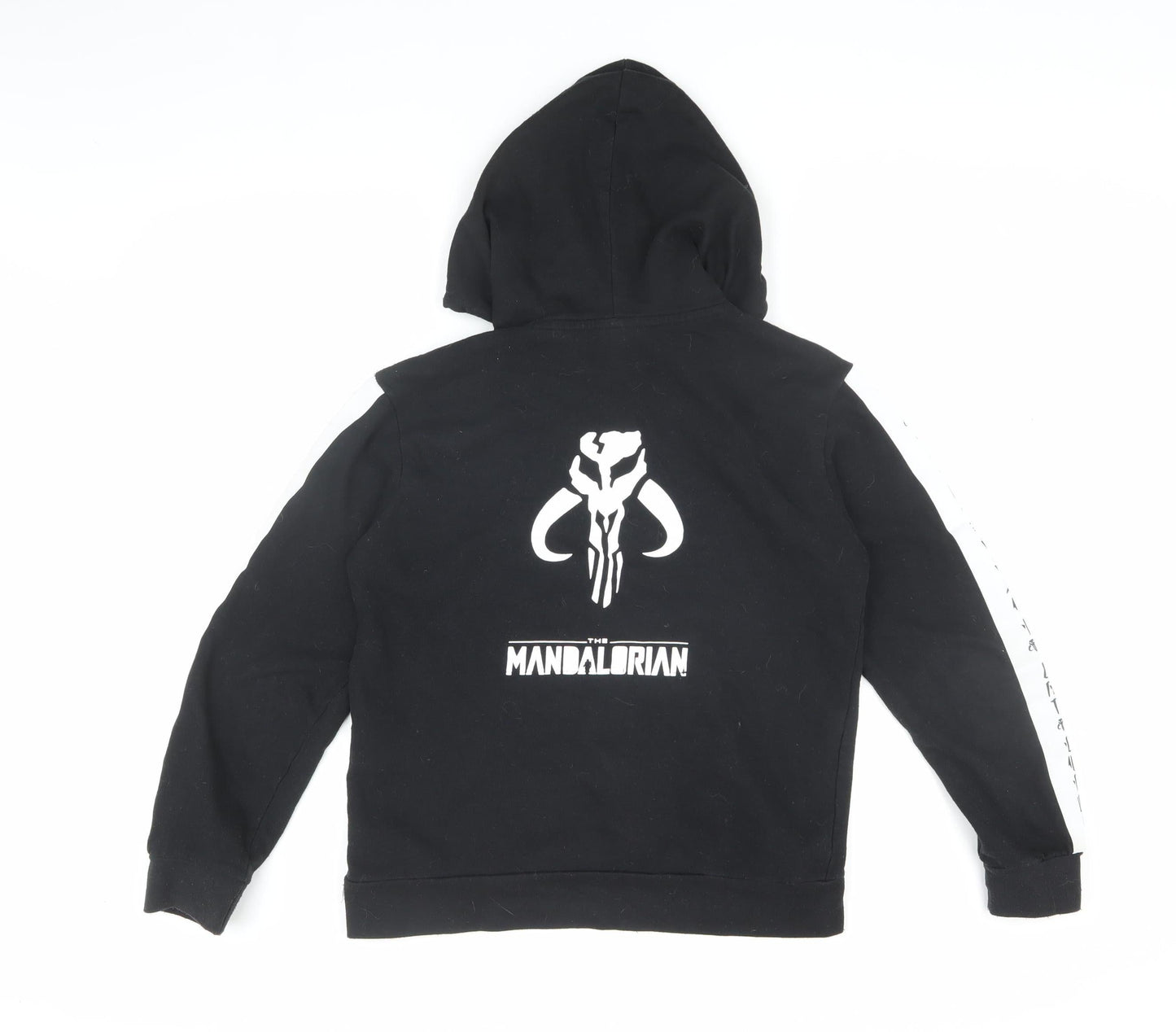Star Wars Boys Black Mandalorian Pullover Hoodie 13-14 Years