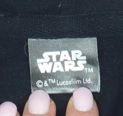 Star Wars Boys Black Mandalorian Pullover Hoodie 13-14 Years