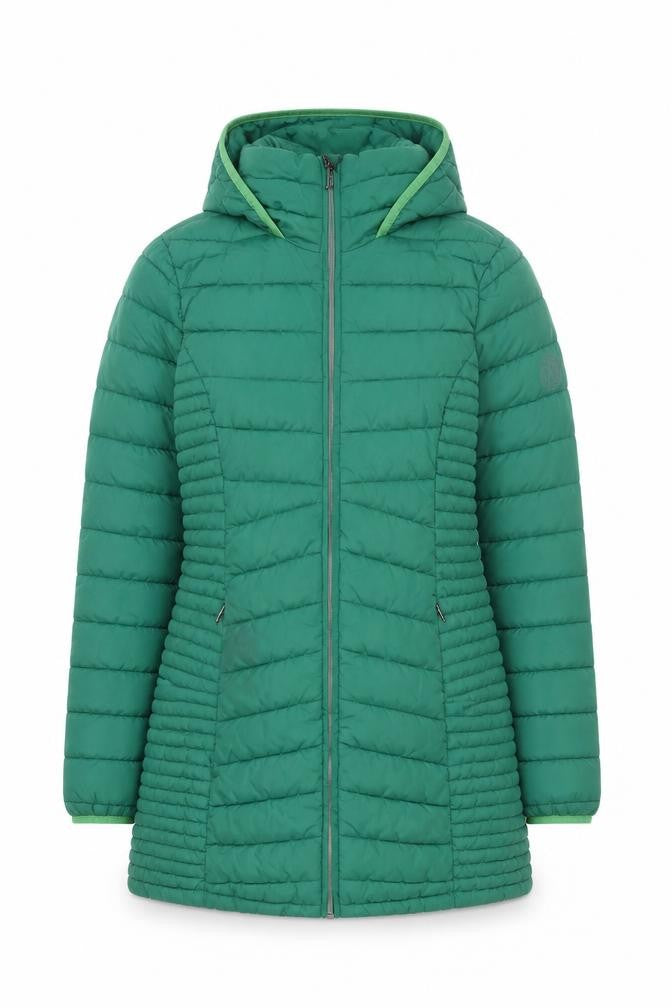 Womens UK Size S DKNY Green Puffer Jacket