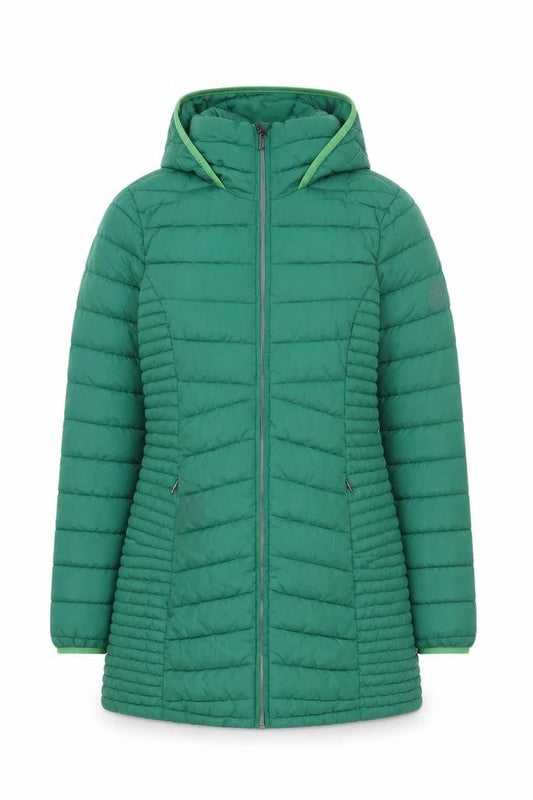Womens UK Size S DKNY Green Puffer Jacket