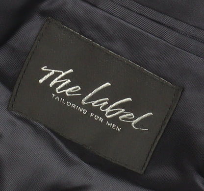 Mens UK Size 42 The Label Regular Black Suit Jacket