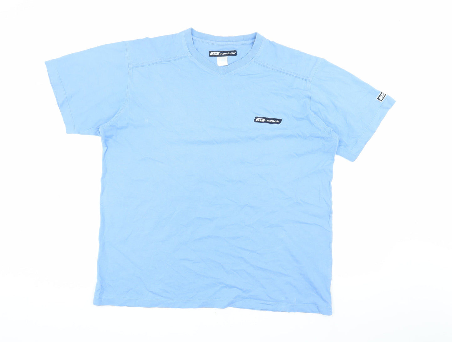 Reebok Men's Blue XL Crew Neck T-Shirt