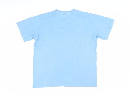 Reebok Men's Blue XL Crew Neck T-Shirt