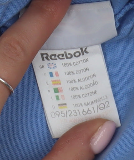 Reebok Men's Blue XL Crew Neck T-Shirt