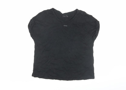 USAPRO Women's Black Basic T-Shirt Size 12