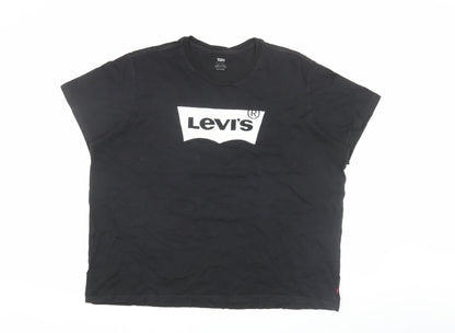 Levi's Men's Black Graphic Logo T-Shirt 2XL