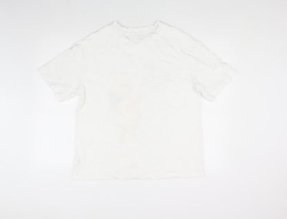 Womens UK Size 8 Disney White Basic T-Shirt