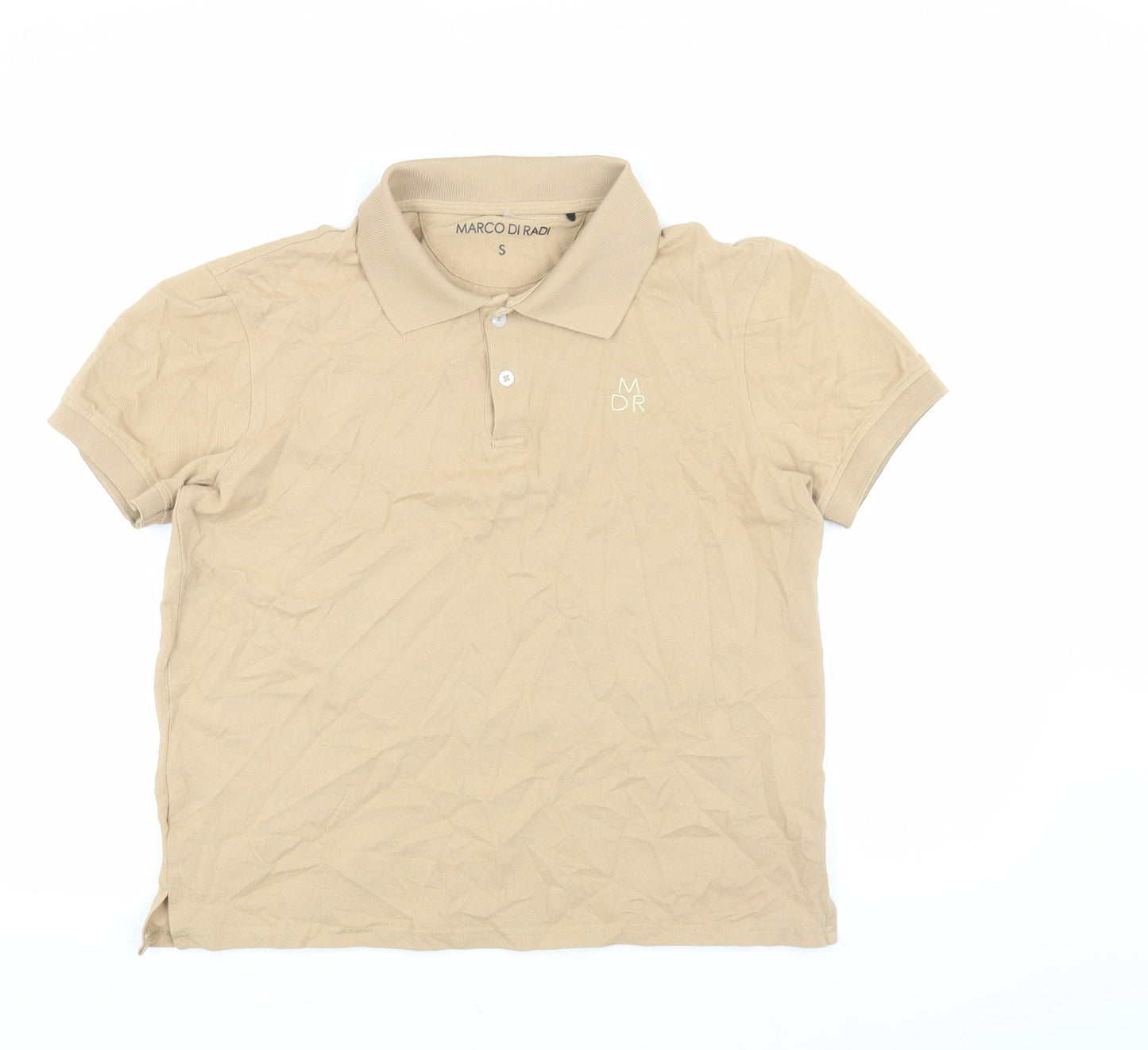 Marco Di Radi Women's Beige Polo Shirt S