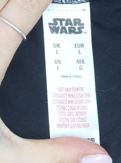 Star Wars Men's Black Chewbacca Graphic T-Shirt - L