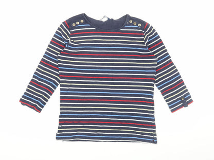 Womens UK Size S Isle Multicoloured Basic T-Shirt